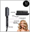 2-in-1 Hair Straightener Brush & Curling Comb – Electric Heated Hair Styler | NovabyN