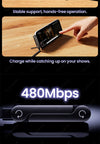 240W Type-C Fast Charging Cable | Angled Design | 1.5 Meter | Black